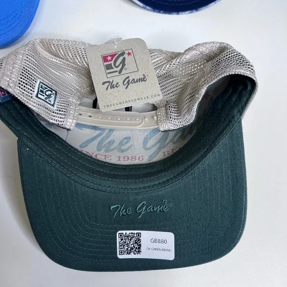 The Game Baseball Caps Set (5) Game Set Match Baseball Cap - Etsy main image 4